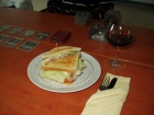 Wie es sich bereits auf anderen Turnieren eingebürgert hat kann man auch in Dessau zwischen den Runden festlich speisen – das Clubsandwich gehört