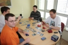 in der dritten Runde treffen schon die ersten Favoriten aufeinander  - Sebastian und Christian