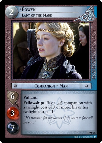 Eowyn, Lady of the Mark Eowyn, Lady of the Mark