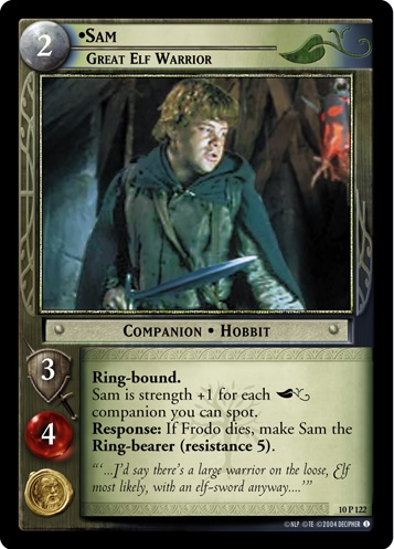 Sam, Great Elf Warrior Sam, Great Elf Warrior