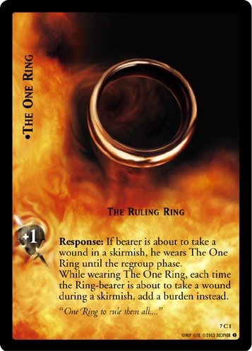 The One Ring, The Ruling Ring The One Ring, The Ruling Ring