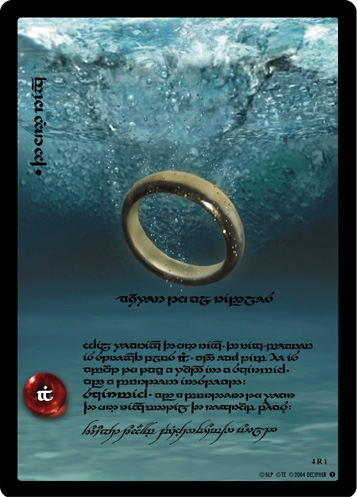 The One Ring, Answer to All Riddles The One Ring, Answer to All Riddles