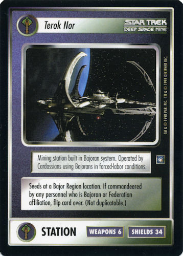 Deep Space 9 / Terok Nor (backside) Deep Space 9 / Terok Nor