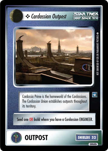 Cardassian Outpost (Errata version) Cardassian Outpost