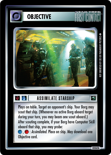 Assimilate Starship (Errata version) Assimilate Starship