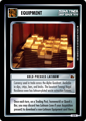 Gold-pressed Latinum Gold-pressed Latinum