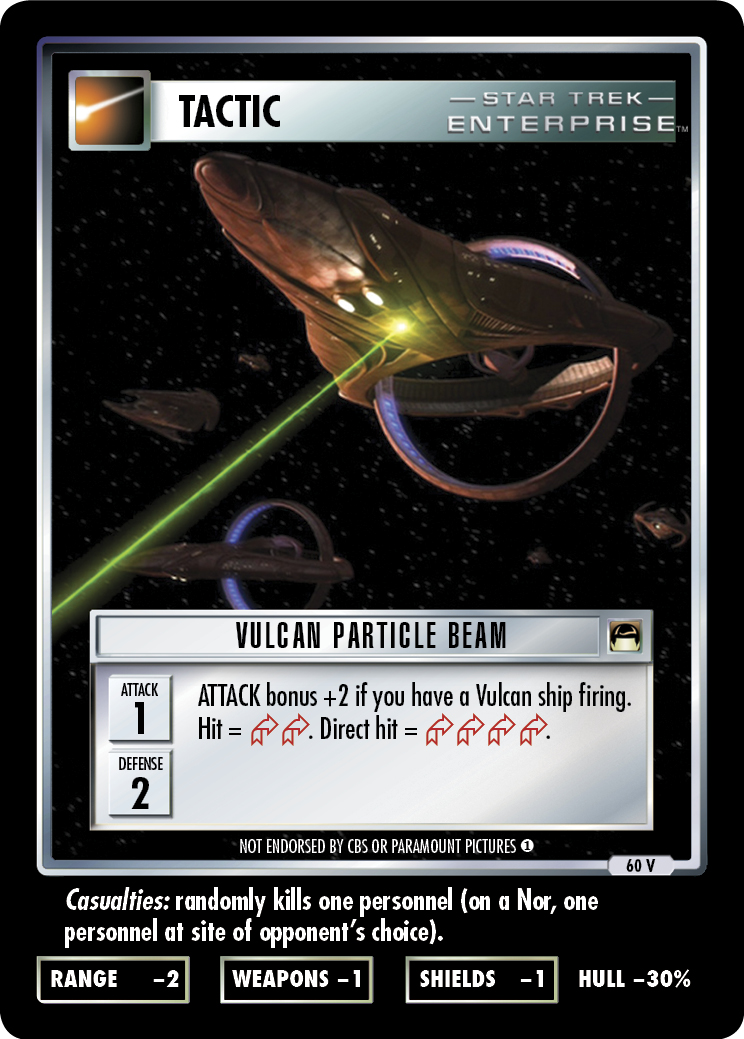 Vulcan Particle Beam Vulcan Particle Beam