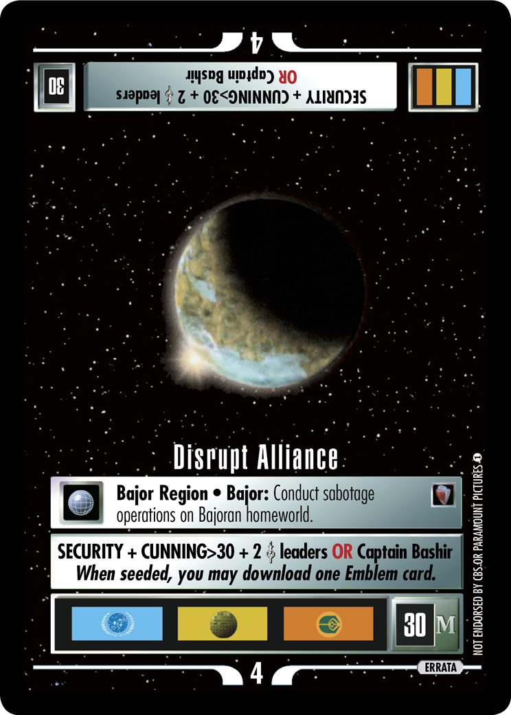 Disrupt Alliance (Errata version) Disrupt Alliance