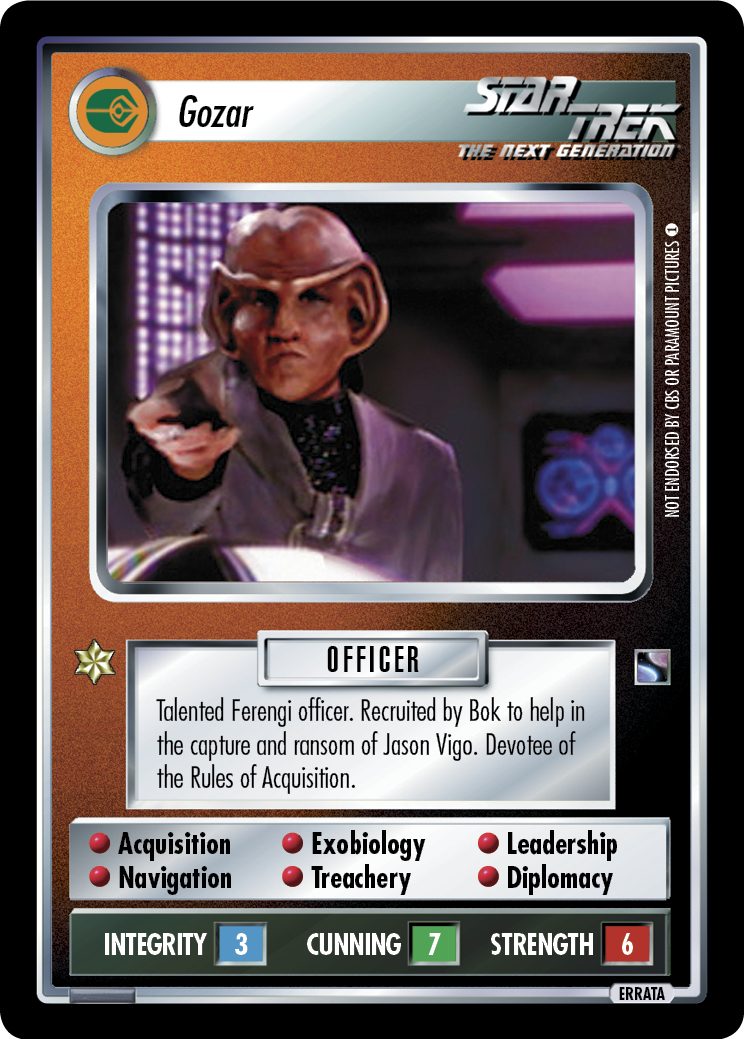 Gozar (Errata version) Gozar