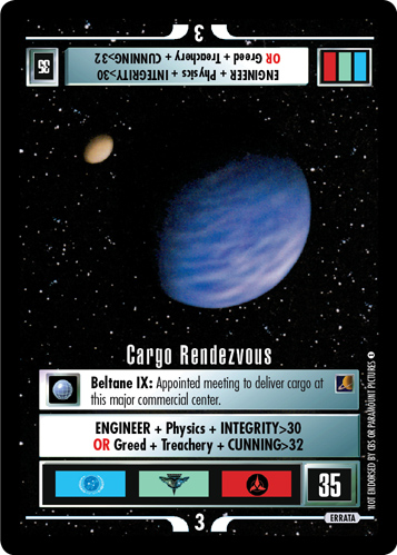 Cargo Rendezvous (Errata version) Cargo Rendezvous