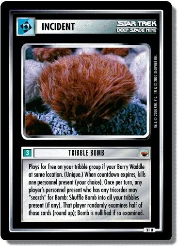 Tribble Bomb Tribble Bomb