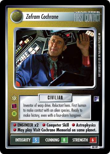 Zefram Cochrane Zefram Cochrane