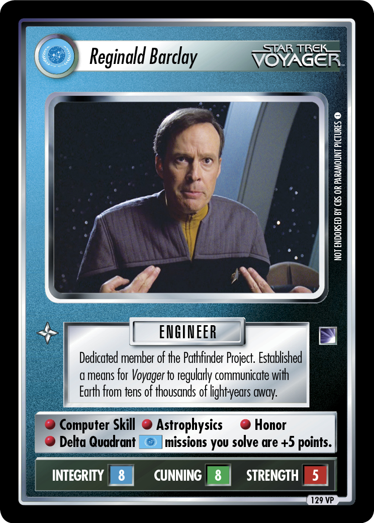 Reginald Barclay Reginald Barclay