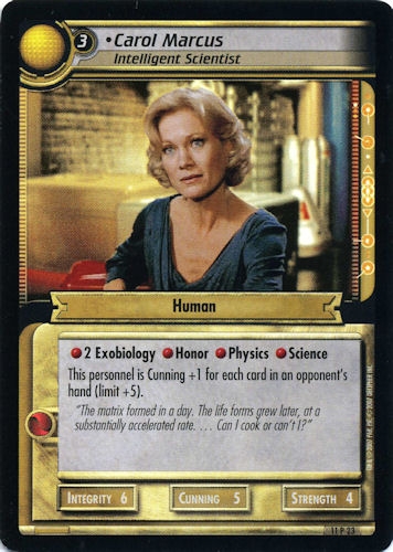Carol Marcus, Intelligent Scientist Carol Marcus, Intelligent Scientist