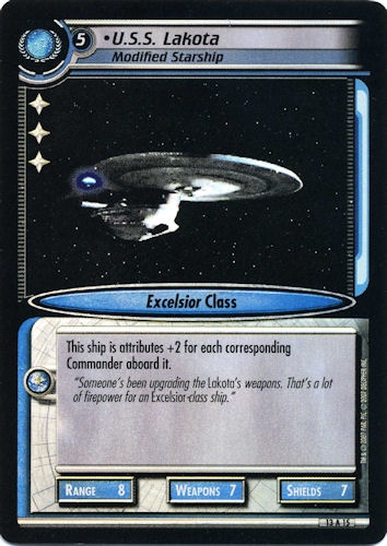 U.S.S. Lakota, Modified Starship U.S.S. Lakota, Modified Starship