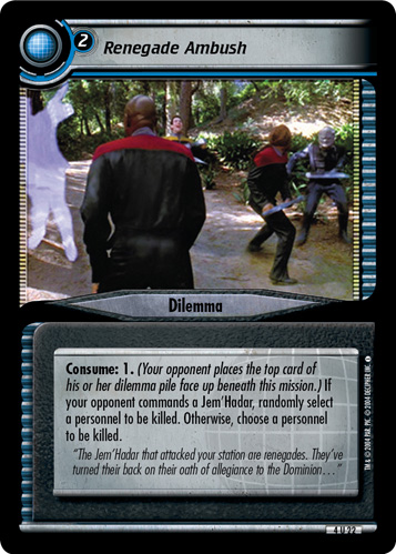 Renegade Ambush (Errata version) Renegade Ambush