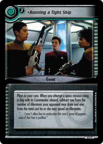 Running a Tight Ship (Errata version) Running a Tight Ship