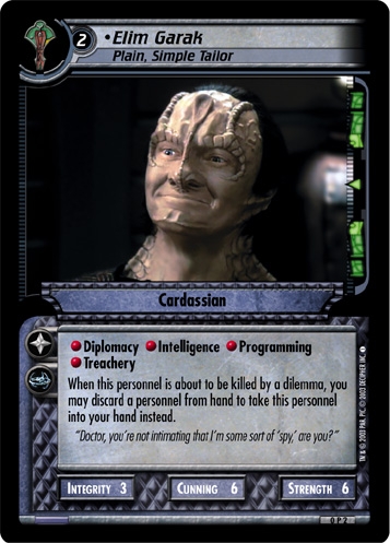 Elim Garak, Plain Simple Tailor Elim Garak, Plain Simple Tailor
