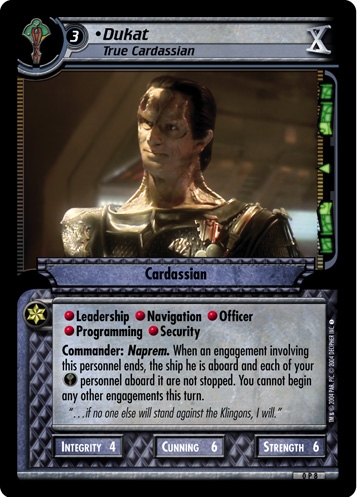 Dukat, True Cardassian Dukat, True Cardassian