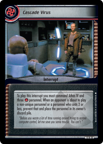 Cascade Virus (Errata version) Cascade Virus