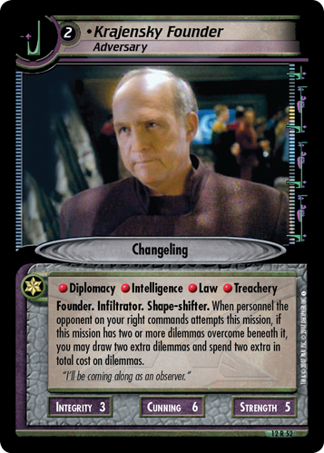Krajensky Founder, Adversary (Errata version) Krajensky Founder, Adversary