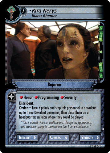 Kira Nerys, Iliana Ghemor Kira Nerys, Iliana Ghemor