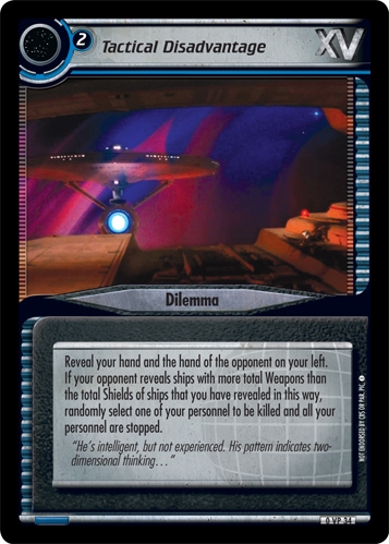 Tactical Disadvantage Tactical Disadvantage