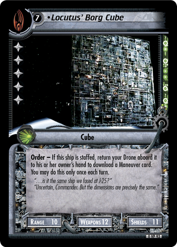 Locutus' Borg Cube Locutus' Borg Cube